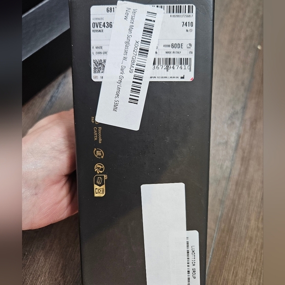 NEW VERSACE WHITE SUNGLASSES - 53mm main image 9